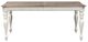 Liberty Furniture Magnolia Manor Weathered Brown Extendable Rectangular Table with Antique White Legs-3