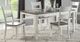 American Wholesale Furniture Gray Dining Table with White Base-2