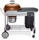 Weber® Performer® Deluxe 48" Copper Freestanding Charcoal Grill-0