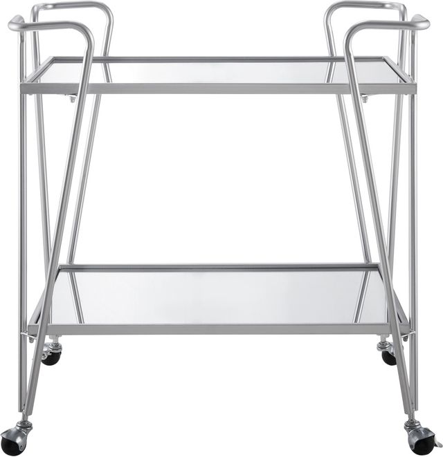 Linon Ellie Silver Bar Cart-2