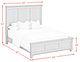 Elements International Canterbury 4-Piece Ivory Full Bedroom Set-2
