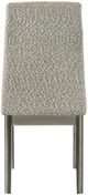 New Classic® Home Furnishings Lennox Gray/Silver Dining Side Chair-4