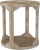 Inspire™ Avni Distressed Natural Accent Table-0