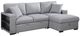 Homelegance® Pompano Gray Right-Arm Facing Sectional and Chaise-0