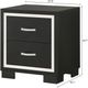 Crown Mark Gennro Black Nightstand-2