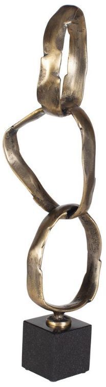 Uttermost® Loopform Hand-Finished Brass Ring Sculpture-4
