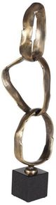 Uttermost® Loopform Hand-Finished Brass Ring Sculpture-4