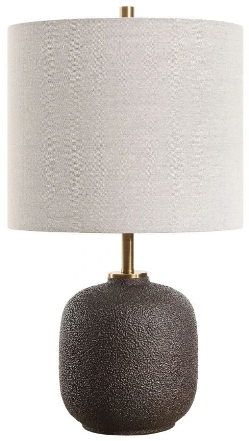 Uttermost® Blacktop Antique Brass/Black Buffet Lamp-0