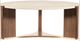 Hooker® Furniture Eleana Light Caramel Round Cocktail Table with Sunlit Bronze Base-2