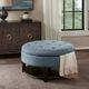 Olliix by Madison Park Denim/Morocco Miller Ottoman-3