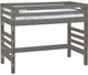 Crate Designs™ Furniture Graphite Twin Ladder End Loft Bed-0