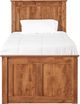 Archbold Furniture Customizable Shaker Twin Chest Panel Storage Bed -1
