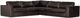 Four Hands Colt 3-Piece Leather L-Shape Sectional-0
