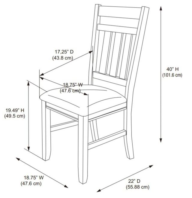 Powell® Turino 5-Piece Weathered Gray Dining Set-1