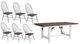 Liberty Furniture Farmhouse 7-Piece Brown/White Trestle Table Set-0