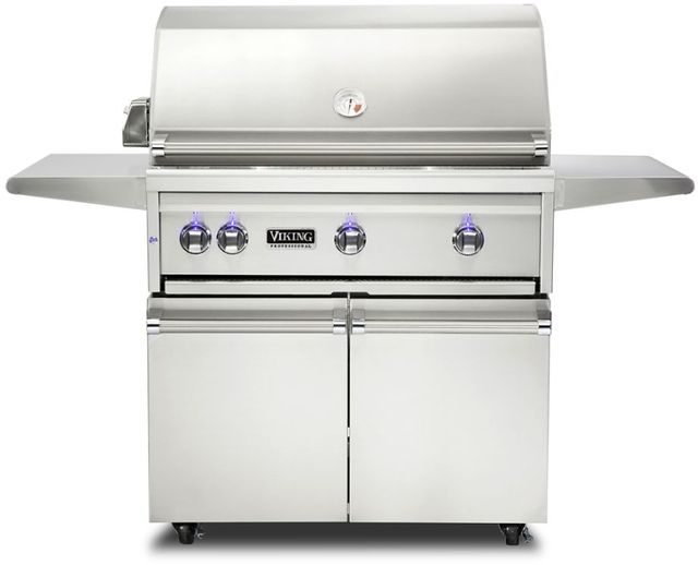 Viking® 5 Series 4-Burner Stainless Steel Freestanding Natural Gas Grill