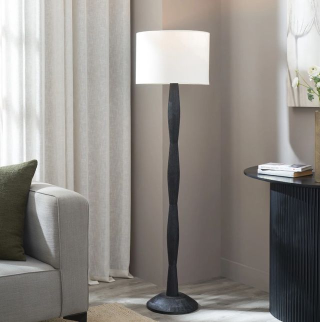 Renwil® Francine Matte Black Floor Lamp-1