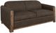 International Furniture Direct Balam Dark Brown/Stained Brown Loveseat-0