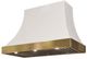 AGA Cascade 36" Gloss Black Wall Mounted Range Hood  with Brushed Nickel Trim-0