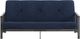 dhp furniture® Harlow Blue Futon with Arms-2