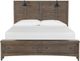 Magnussen Home® Bay Creek Toasted Nutmeg Complete King Lamp Panel Storage Bed-2
