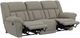 Catnapper® Sentinel Smoke Manual Reclining Sofa-1