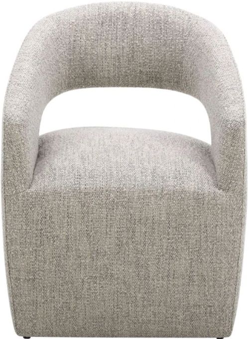 Moe's Home Collection Barrow Grey Storm Rolling Dining Chair-1