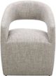 Moe's Home Collection Barrow Grey Storm Rolling Dining Chair-1