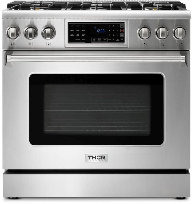 Thor Kitchen® 4 Piece Stainless Steel Gas Kitchen Package-3