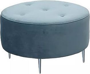 Edgewood Furniture Lagoon Sky Round Ottoman-0