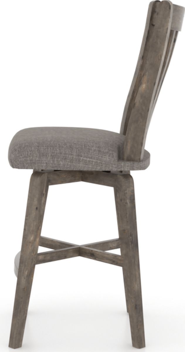 Canadel Champlain Upholstered Swivel Stool-2