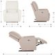 La-Z-Boy® Kells Mist Power Rocking Recliner with Headrest and Lumbar-2