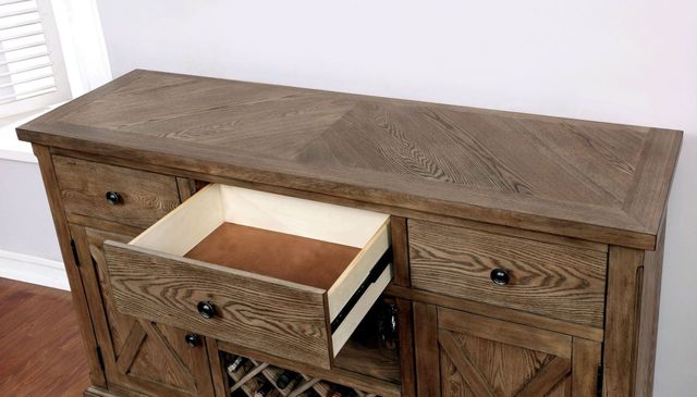 Furniture of America® Julia Light Oak Server-2