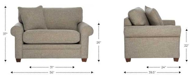 La-Z-Boy® Olson Navy Twin Sleep Chair-2