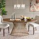 Olliix by INK+IVY Bronze Mercer Oval Dining Table-4