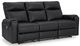 Signature Design by Ashley® Axtellton Carbon Power Reclining Sofa (Floor Model)-0