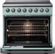 Viking® 5 Series 36" Splash Pro Style Induction Range with Polished Chrome Trim-1