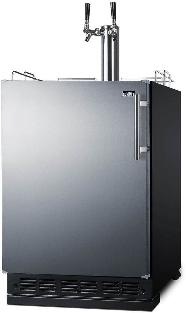 Summit® 24" Stainless Steel Beer Kegerator-1