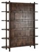Classic Home Redford Bark Brown Tall Bookcase-4