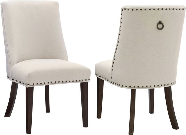 Powell® Adler Natural/Espresso Dining Chair-3
