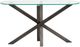 Magnussen Home® Jax Carbon Shadow Oval Sofa Table-1