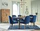 Ashley® Trishcott 7-Piece Dark Blue/Brown Dining Set-3