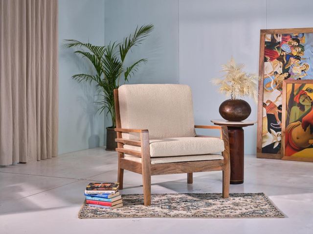 Jaipur Furniture Splendid Complements Vinton Brown Chair-1