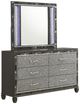 New Classic® Home Furnishings Radiance Black Pearl Dresser and Mirror Set-0