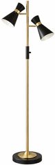 Northfield Living Axis Brassed Gold Floor Lamp-0
