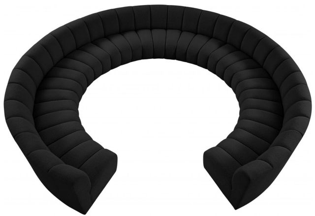 Meridian Furniture Infinity 11-Piece Black Modular Sectional Set-0