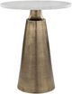 Uttermost® Midsummer Antique Brass Accent Table-0