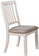 Mazin Furniture Nesbitt 6-Piece White Counter Height Dining Set with Oak Top -3