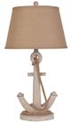 Lamps Per Se White Wash Table Lamp-0