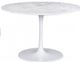Zuo® Modern Phoenix Marbel Top Dining Table with White Base-1